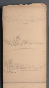 Skissbok, sida 05: Bethel ME 19 augusti 1859. av Sanford Robinson Gifford