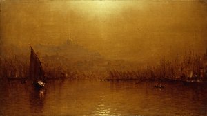 Gyllene hornet, av Sanford Robinson Gifford