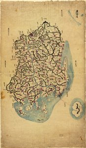Chosŏn chido. LOC 83675009-1 av Sang Gi Chŏng