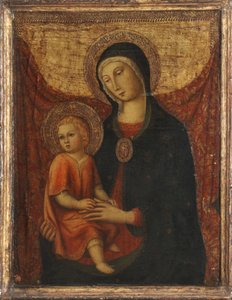 Jungfru Maria med barnet av Sano di Pietro
