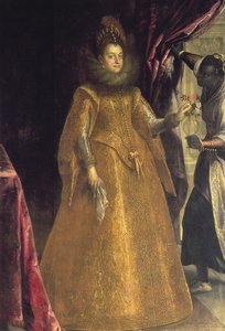 Porträtt av Giulia, hustru till Cesare D