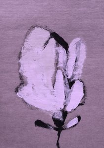 Abstrakt vit blomma av Santhosh ch