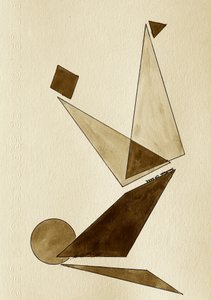Balanserande geometrisk figur av Santhosh ch