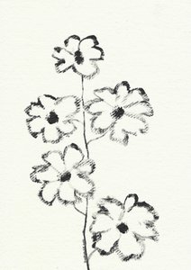 Blomsterskiss i kol av Santhosh ch