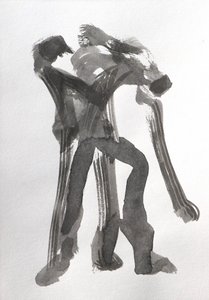 Dynamiska tuschfigurer av Santhosh ch