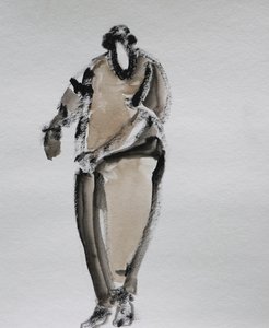 Elegant stående figur