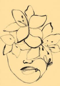 Minimalistiskt blomsteransikte av Santhosh ch