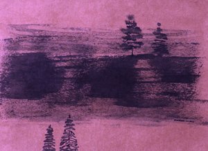 Rosa landskapsreflektioner av Santhosh ch
