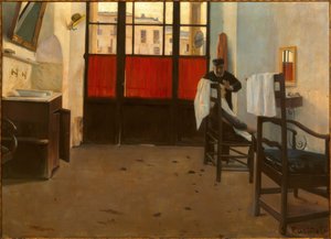Puigcerdà-frisören av Santiago Rusiñol
