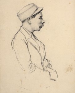 Porträtt av en man av Santiago Rusiñol