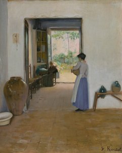 Sitges interiör av Santiago Rusiñol