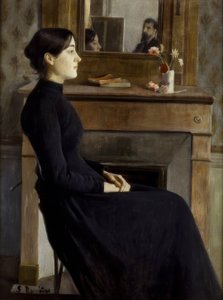 Feminin figur av Santiago Rusiñol