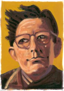 Laurie Lee, 2008 (olja) av Sara Hayward