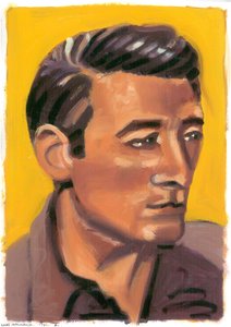 Louis MacNeice, 2008 (olja på papper) av Sara Hayward
