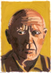 Pablo Picasso, 2008 (olja på papper)