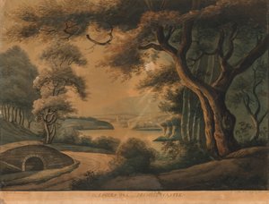 Lovers Oak nära Delville Castle, sent 1700-tal av Sarah Broome