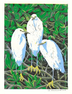 Trio, 2015 (Linoleumsnitt)