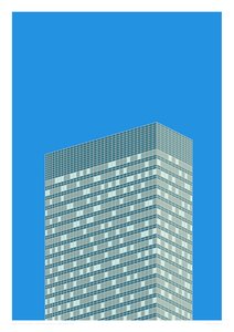 390 Park Avenue, NYC, 2014 (grafiskt giclee-tryck)