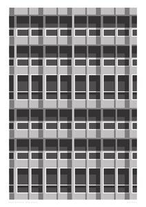 Brutalistisk fasad, 2015 (digital)