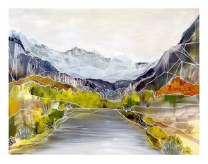 Geometrisk floddal av Sarah Fitzgerald