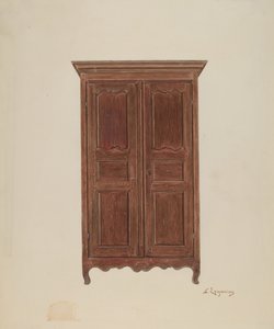 Garderob, c. 1939. av Sarkis Erganian
