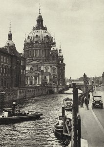 Berlin: Dom; Katedralen (s/v foto) av Sasha Stone