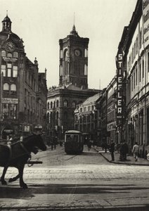 Berlin: Rathaus; Rådhuset (s/v foto) av Sasha Stone
