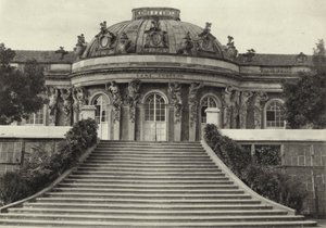 Potsdam, Schloss Sanssouci; Sanssouci Palace (s/v foto) av Sasha Stone