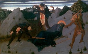 Sankt Antonius slagen av djävlar, 1423-1426