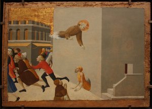 Den välsignade Ranieri befriar de fattiga från ett florentinskt fängelse från Borgo del Santo Sepolcro altartavla, 1437-1444