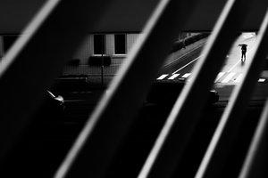 Den ensamma paraplyvandraren