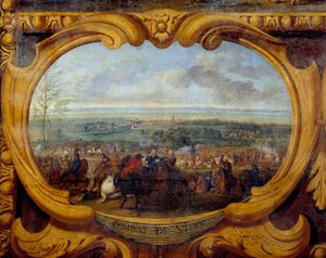 Ludvig II av Bourbons handlingar, Prince of Conde (Bourbon-Conde) (Grand Conde) (1621-1686), Slaget vid Vitry Detail - Målning av Frälsaren Le Conte (Leconte, Le Comte, Lecomte) (1659-1694) 17:e talet Chantilly, Musee Conde