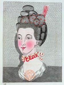 Frisörkonsten i Paris, 1767 av Sauveur Legros or Le Gros