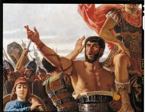 Marios triumf, detalj, av Francesco Saverio Altamura (1822-1897), olja på duk, 234x352 cm