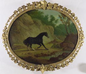En häst skrämd av en orm, 1792 av Sawrey Gilpin