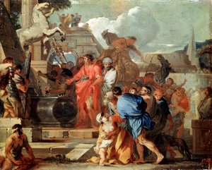 Augustus före Alexander den stores grav, 1600-talet.