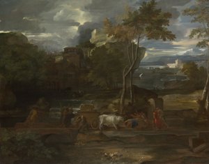 Arkens återkomst, 1659 av Sébastien Bourdon