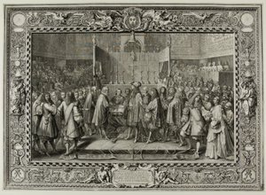 Förnyelse av alliansen mellan fransmännen och schweizarna 1663