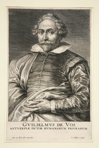 Porträtt av William de Vos av Schelte Adams Bolswert