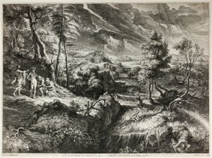 Landskap med Philemon och Baucis, från Stora landskap