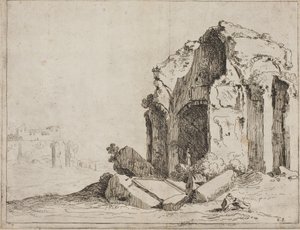 Sankta Cecilia och änglar av Schelte Adamsz. Bolswert