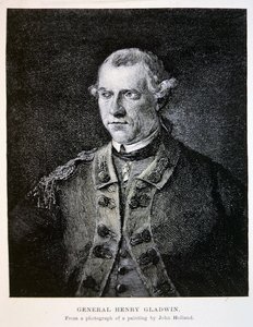 General Henry Gladwin, från ett fotografi av en målning av John Holland (litho) av School American