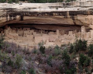 Utsikt över Cliff-palatset (1993, fotografi) av School Anasazi
