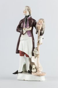 Stylist, mansfigur (porslin)