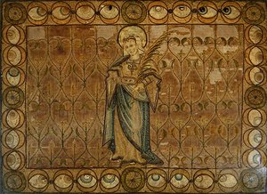 Saint Lucy (broderi) av School Catalan