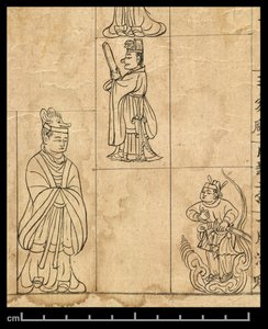 Almanacka för AD 978, Dunhuang Mogao, Kina, c.978 (bläck på papper) av School Chinese