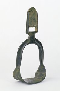 Kinesisk stigbygel, 600-700-talet (brons) av School Chinese