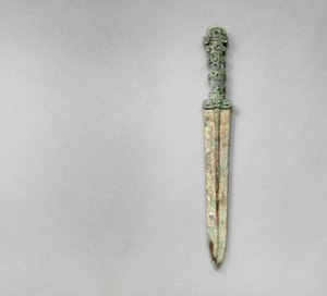 Dolk, nordvästra Kina, 7-600-talet f.Kr. (brons) av School Chinese