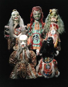 Handskedockor, från Kina av School Chinese