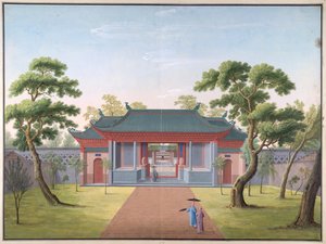 Honam Temple - Entréport av School Chinese